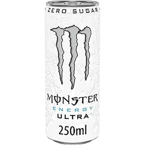 MONSTER ENERGY ULTRA SUGAR FREE 250ML - MONSTER ULTRA SUGAR FREE ENERGY DRINK