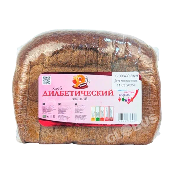 Хлеб Элита Диабетический 400г АЗО-ЭЛИТА