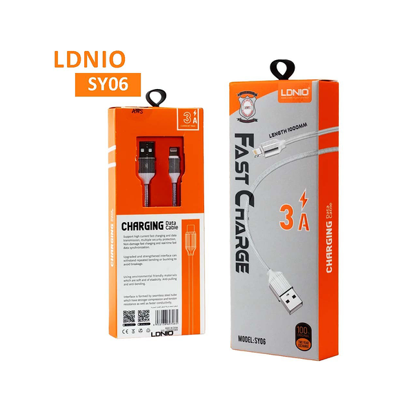 Ldnio Iphone Fabric Cable Sy06