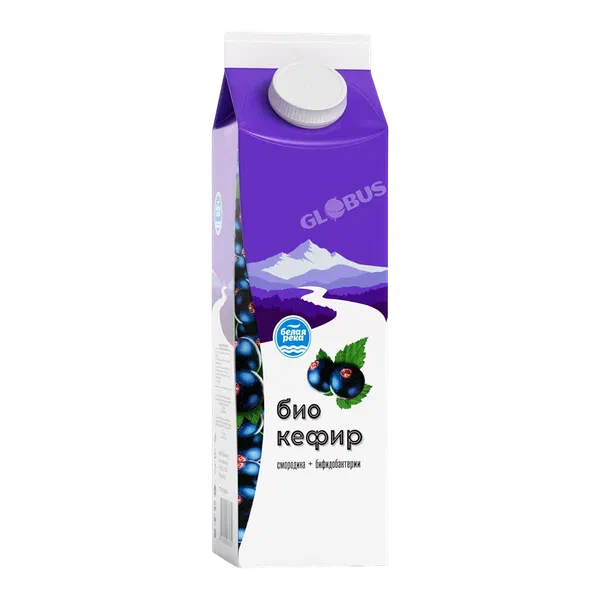 Биокефир Белая Река смородина 2.5% 900г PP