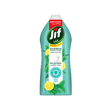 Jif Dish Wash Anti Bacterial Mint  Lemon 1275Ml