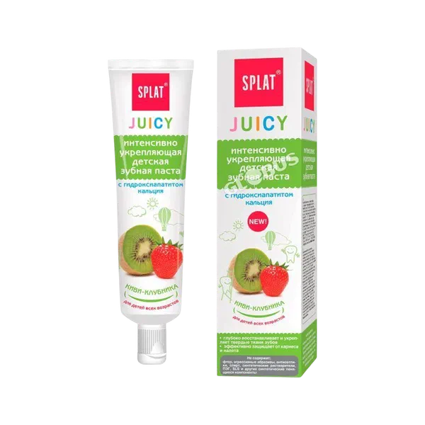 Паста зубн Splat Juicy детск киви/клубн 35мл