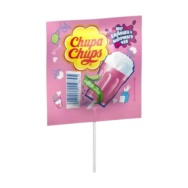 Chupa Chups 3D сүт чай карамели 15г