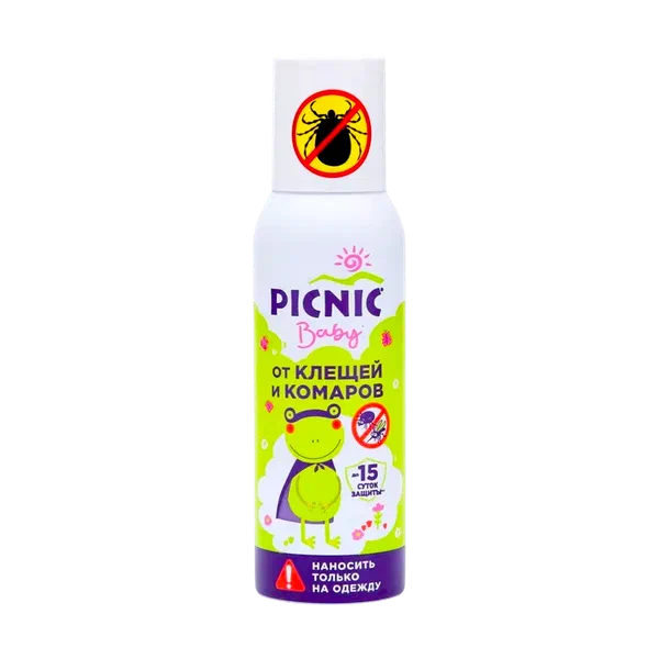 Аэрозоль Picnic Baby от клещей и комар 125мл