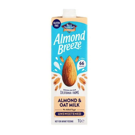 Almond Breeze Unsweetened Almond & Oat 1l