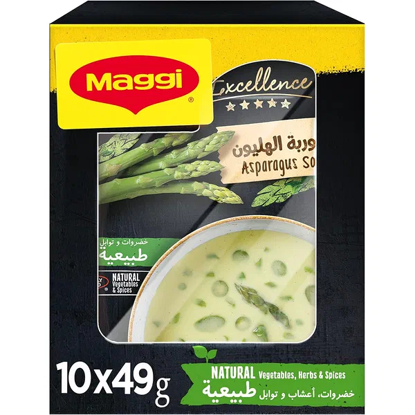 MAGGI EXCELLENCE ASPARAGUS GOURMET INSTANT SOUP MIX 49G