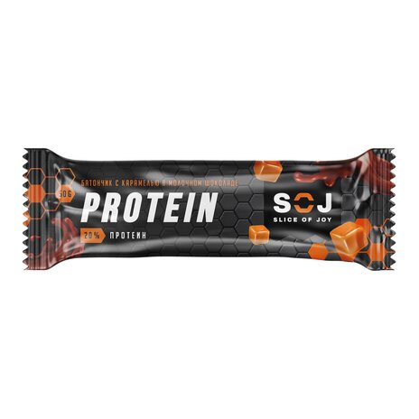 Soj Protein Bar With Caramel 50Gm