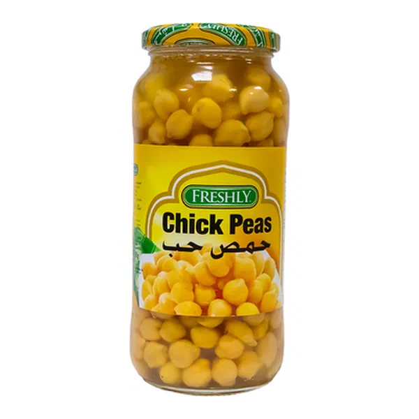 FRESHLY PREMIUM WHOLE CHICKPEAS IN GLASS JAR 560G