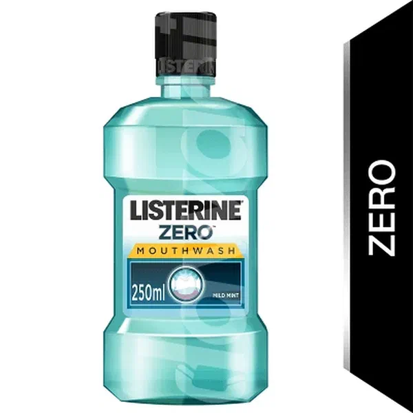 LISTERINE ZERO ALCOHOL MILDER TASTE ANTISEPTIC MOUTHWASH 250ML