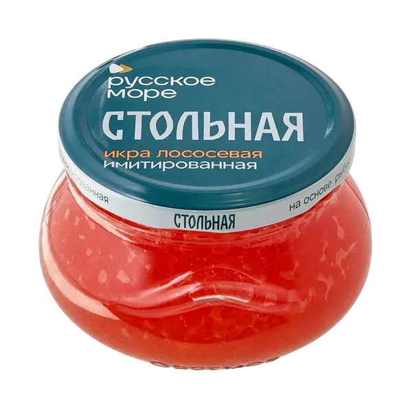Русское море имит Стольная пастер лосось икрасы 230г а/б