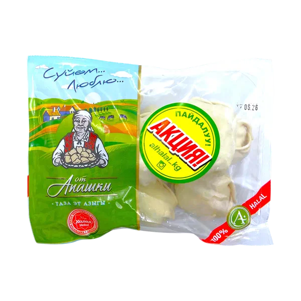 Манты Ал Халал От Апашки с картофелем и говядиной 600г