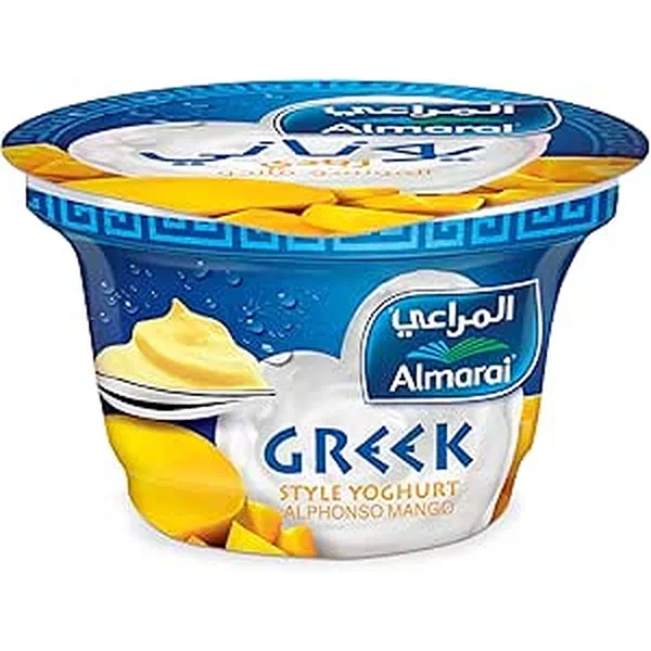 ALMARAI GREEK YOGURT MANGO FLAVORED THICK SNACK 150G