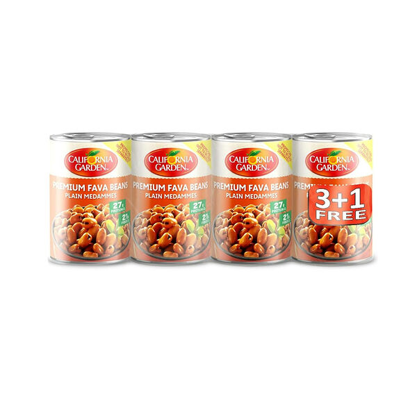 California Garden Foul Medames Plain 450 Gm 3+1