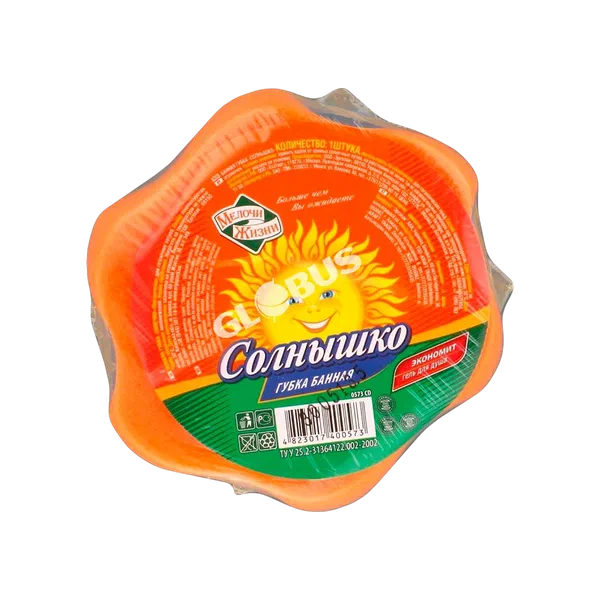 Губка банная Солнышко ЭП GL