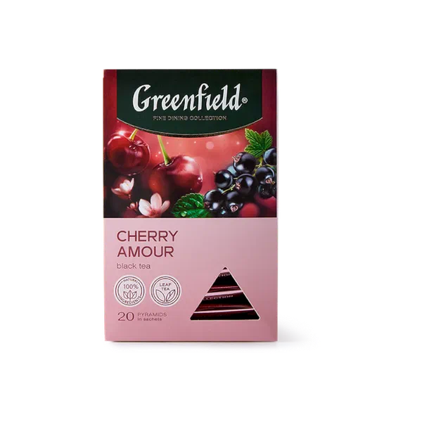 Чай Greenfield Cherry amour чер. 20 пак/пир