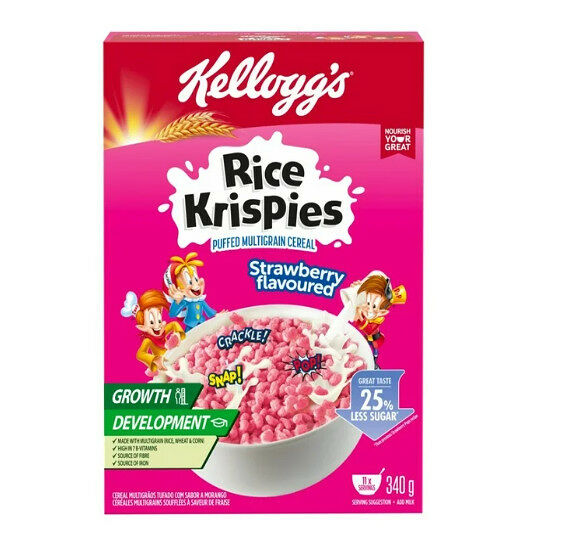 Rice Krispies Strawberry 340g