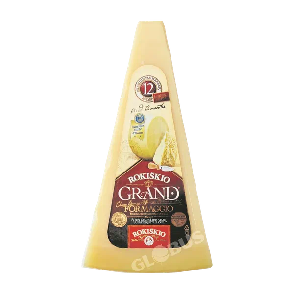 Сыр Рокишкио Grand пармезан 37% 12мес 180г РЦ