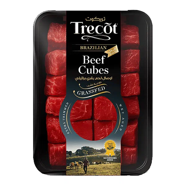 DANUBE MEAT BRAZILIAN BEEF CUBES FOR STEWING PRE-PACKAGED