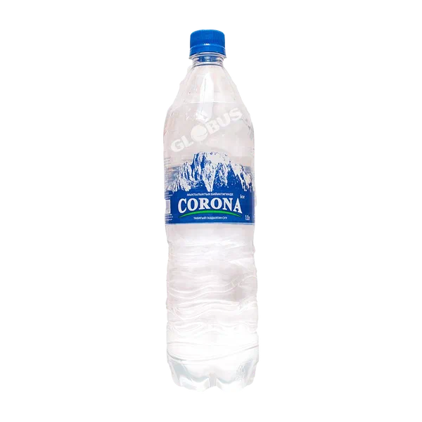 Вода Corona Ice стол. газ 1л п/б Кыргызстан 8