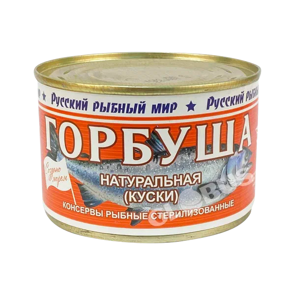 Горбуша Русский рыбный мир натур. 250г ж/б РЦ