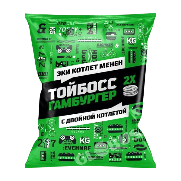Гамбургер Тойбосс с двойной котлетой 310г