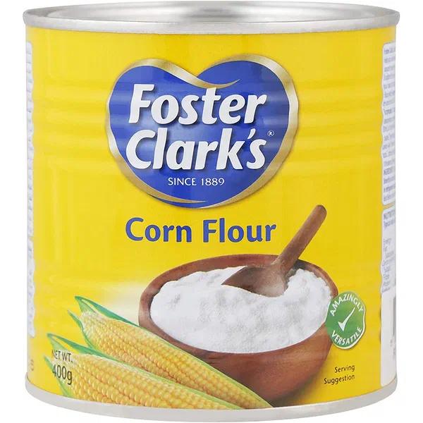 FOSTER CLARK’S PURE CORN FLOUR HIGH-PURITY TRADITIONAL TIN 400G