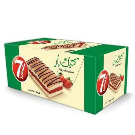 7DAYS CAKE BAR STRAW.12X30G