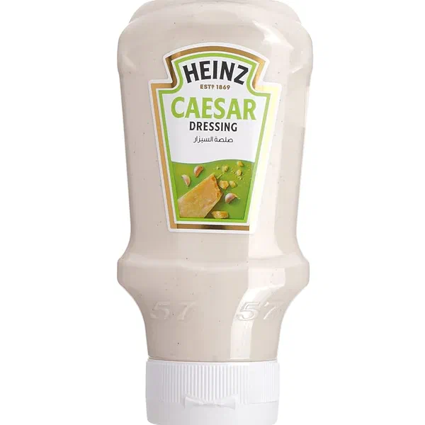 HEINZ CREAMY CAESAR TRADITIONAL GARLIC AND CHEESE DRESSING 400ML