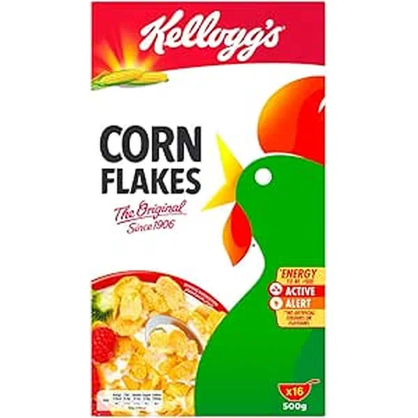 KELLOGG'S CLASSIC CORN FLAKES TOASTED GOLDEN CEREAL 500G