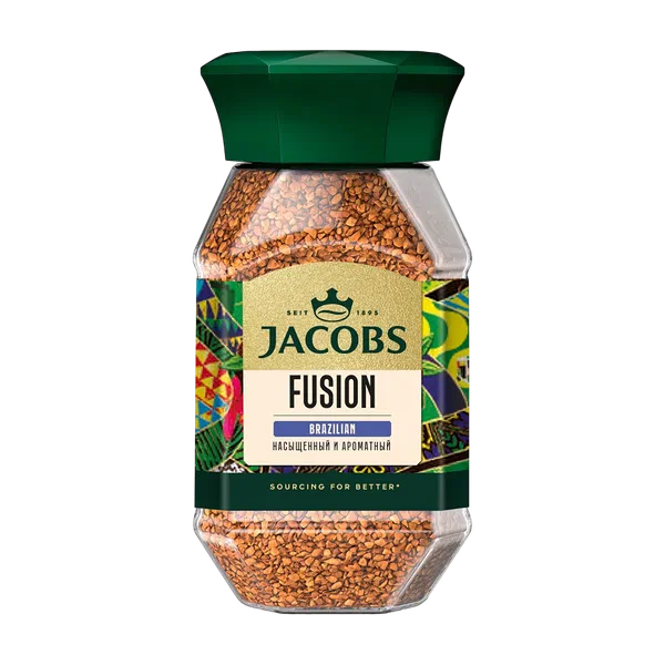 Кофе Jacobs Brazilian Selection раств 95г ст/б