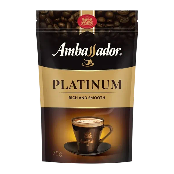 Кофе Platinum Ambassador раств 75г д/п