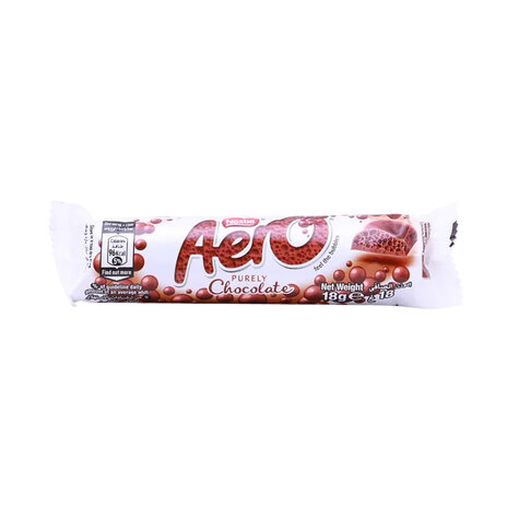 Nestle Aero Milk Chocolate Bar 18Gm