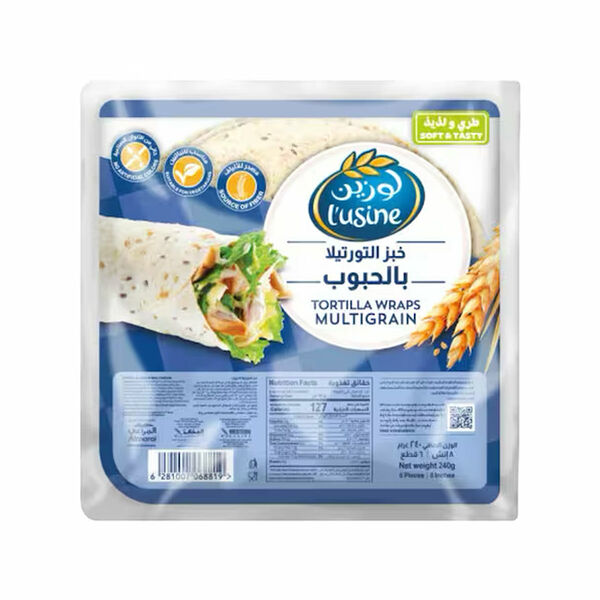 Lusine Tortilla Wrap Multigrain 8"