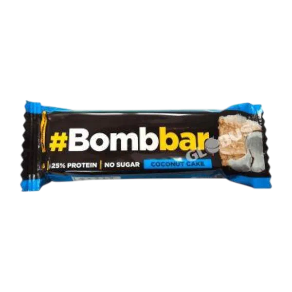 Bombbar глазир протеин кокос торту батончиги 40г