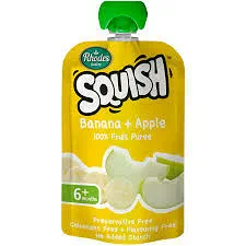 Squish Banana & Apple Baby Food Pouch 110ml