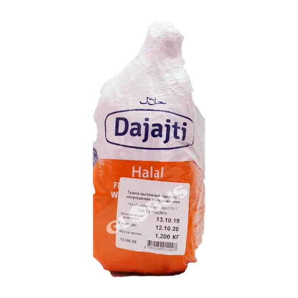 Тушка цыпленка бройлера Dajajti 1сорт халяль вес