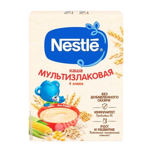 Каша дет. Nestle безмол. мультизл. с 6мес 200г
