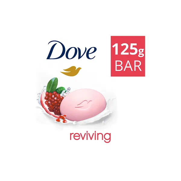 DOVE REVIVING POMEGRANATE AND HIBISCUS BEAUTY BAR 125G