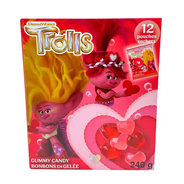 TROLLS WORLD TOUR FANIMATION CANDY TOY WITH FRUIT DROPS 6G