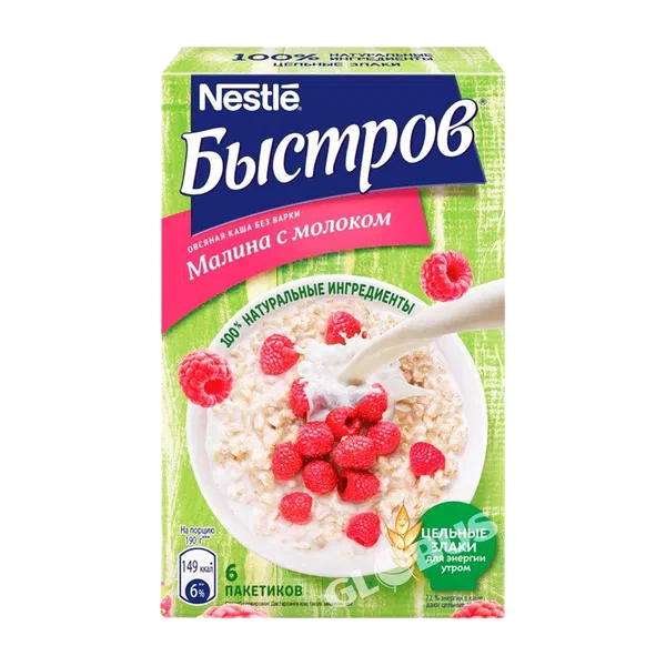 Каша Быстров овсян мал/мол 240г