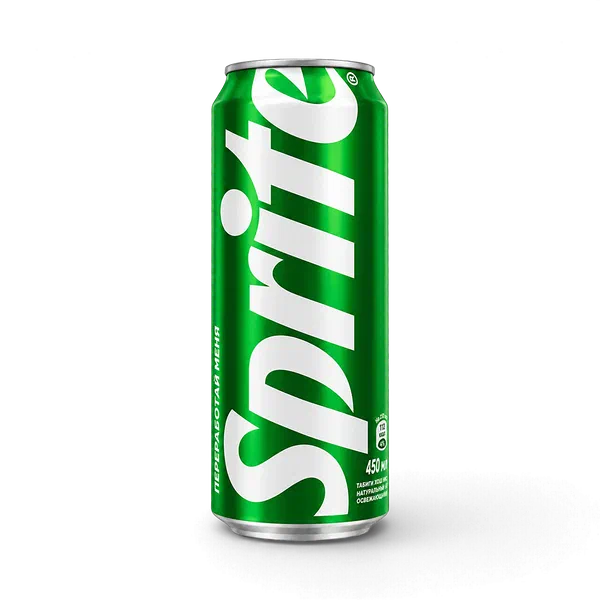 Напиток Sprite газ 0,45л ж/б ККАБ Казахстан 24