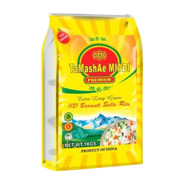 Рис MIADI PREMIUM басмати пропарен 1кг РЦ