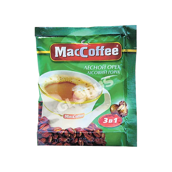 Кофе MacCoffee 3в1 Лесной орех 18г саше