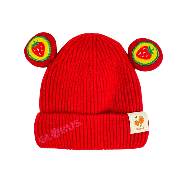 Шапка д/дев Осень деми с ушками Дж