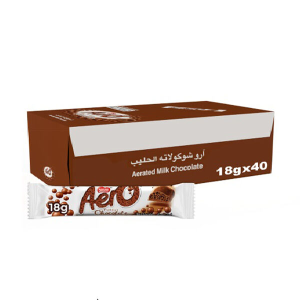 Nestle Aero Milk Chocolate Bar ( 18Gm X 40 )