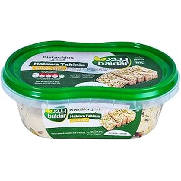 BAIDAR PREMIUM PISTACHIO HALAVA NUTRITIOUS TAHINI SNACK 350G