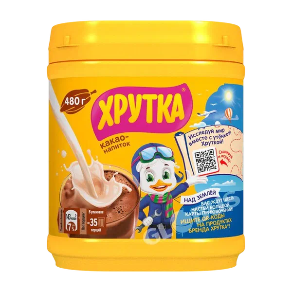 Какао Хрутка 480г п/б