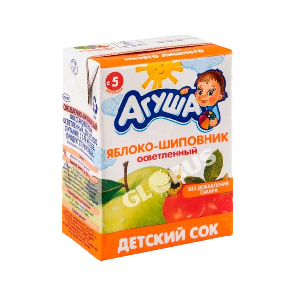 Сок дет. Агуша ябл/шиповник с 5мес 200мл ВБД