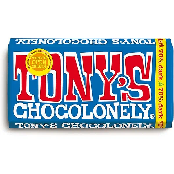 TONYS DARK CHOCOLATE 180G - TONY'S DARK CHOCOLATE TABLET