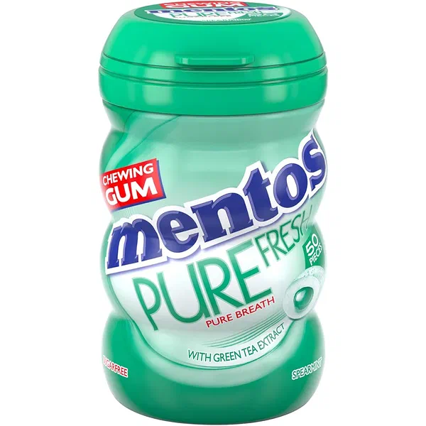 MENTOS PF BUBBLE FRESH 50PCS - BUBBLE FRESH PELLET GUM BOTTLE